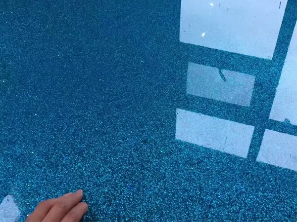 浮动彩砂自流平地坪